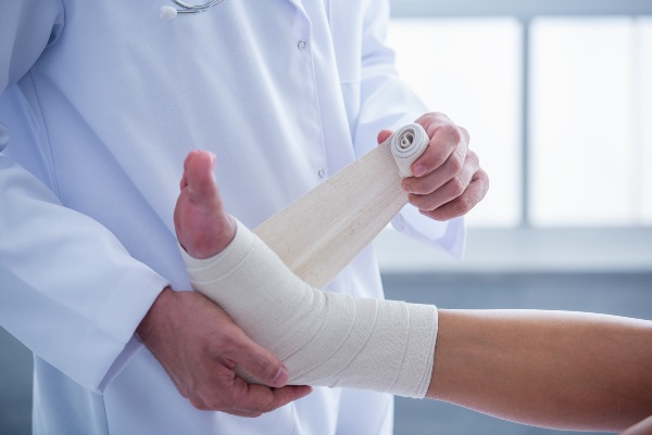 treating complex ankle wound Treating a complex wound